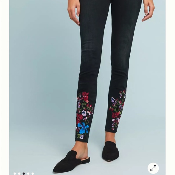 7 for all mankind mid rise skinny ankle jeans - Picture 1 of 6